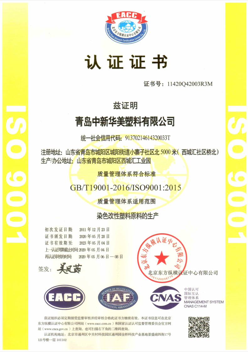 ISO9001 2015質量管理體系