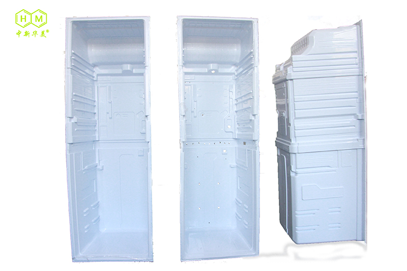 客戶用我司冰箱內膽材料吸塑成的冰箱內膽